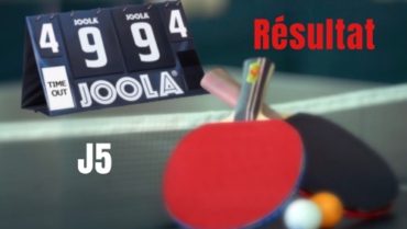 Tennis de Table – Résultats J5