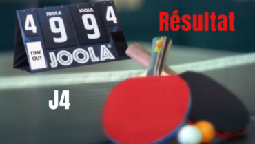 Tennis de Table – Résultats J4