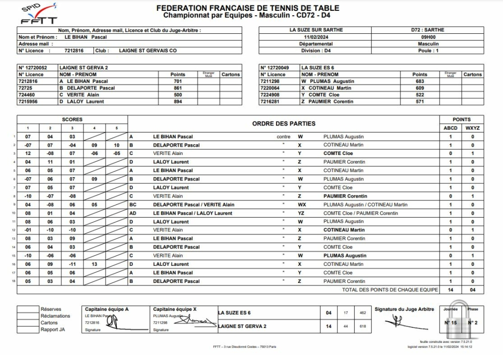 MATCH D4 - P2 J3 MATCH D4 - P2 J3