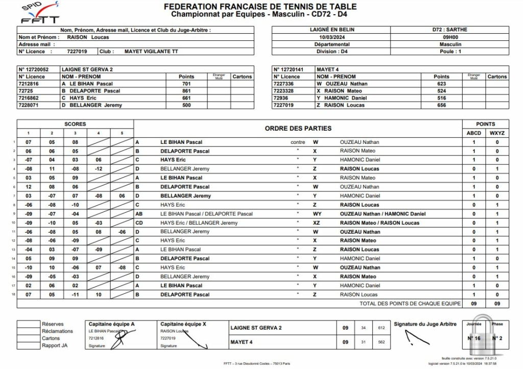 MATCH D4 - P2 J3