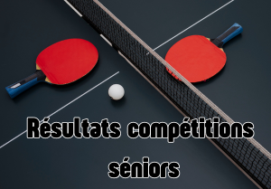 Tennis de table – Championnat adulte – Phase 1 Journée 7 – Résultats